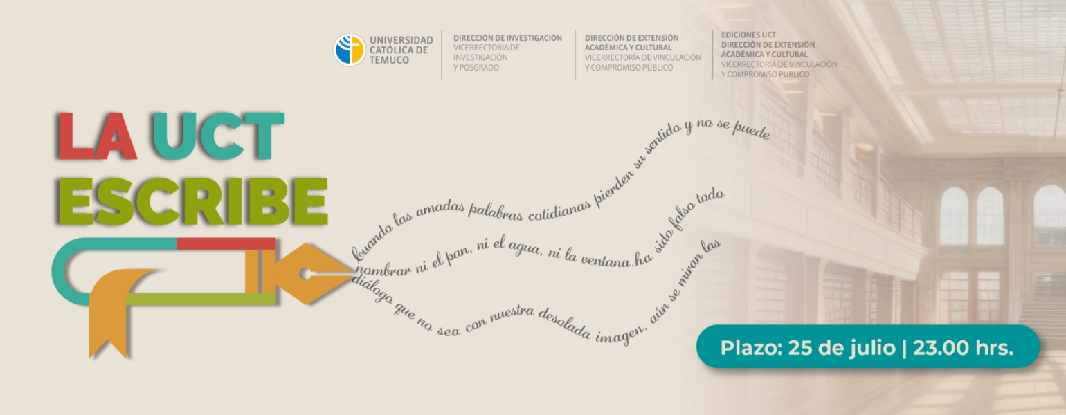 Banner la UCT escrcibe 2024