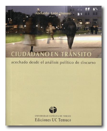 portada libro Ciudadano en tránsito acechado desde el análisis político de discurso