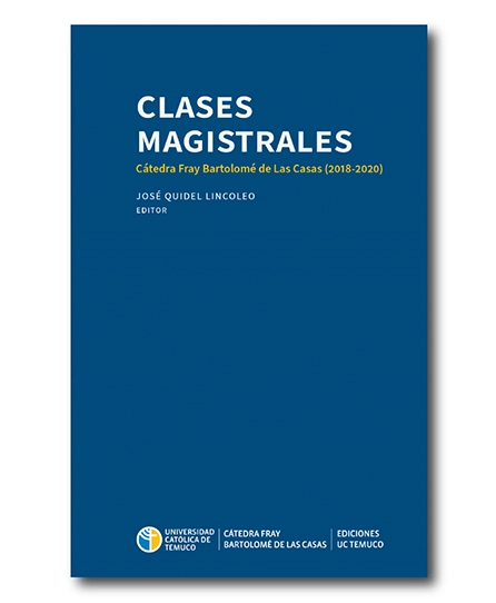 Portada libro Clases Magistrales. Cátedra Fray Bartolomé de Las Casas (2018-2020)