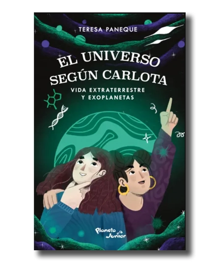 Portada libro El universo según Carlota. Vida extraterrestre y exoplanetas