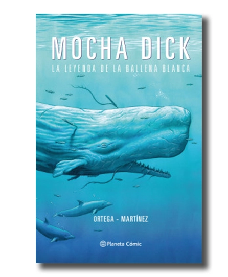 Portada del libro Mocha Dick. La leyenda de la ballena blanca