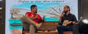 Sigisfredo Sandoval presentando Sofía y los dos reinos